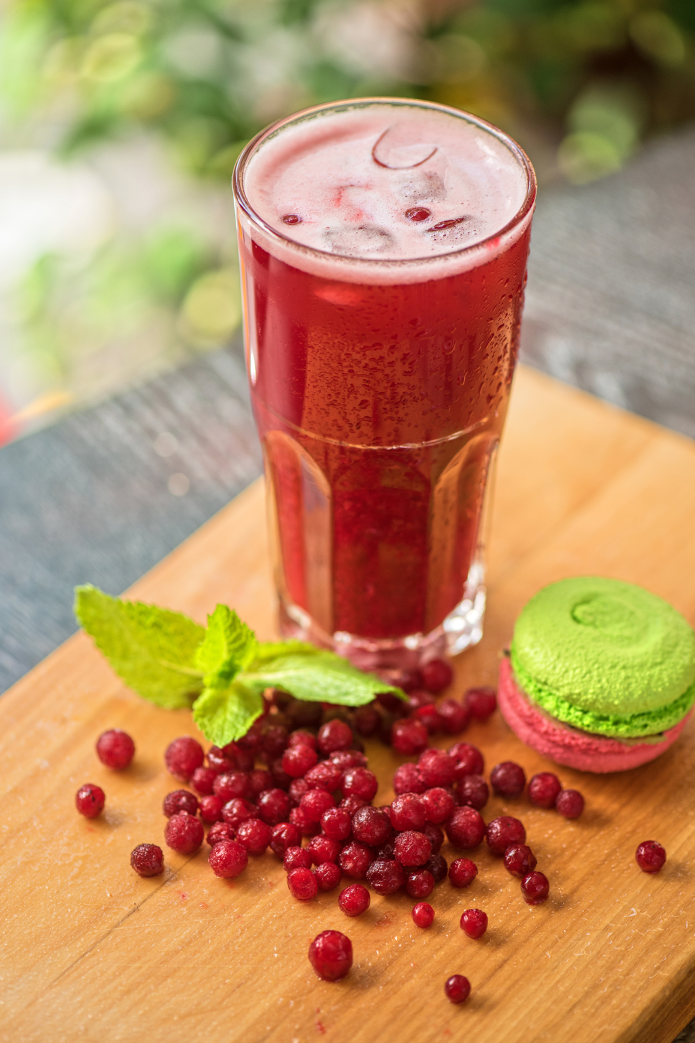 蔓越莓果汁饮料 天然果香与无酒精的完美融合